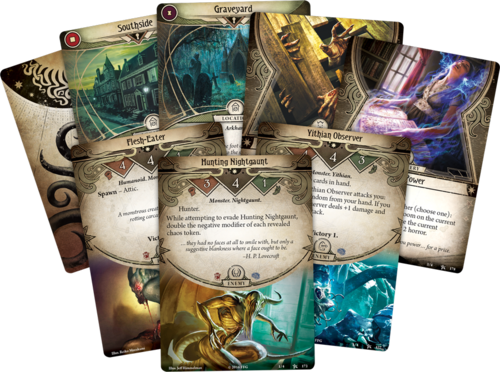 Arkham Horror, Card Game. Big Review. - My, Board games, Games, Overview, Text, Longpost, Howard Phillips Lovecraft, Tabletop, Madness, , The Arkham Horror