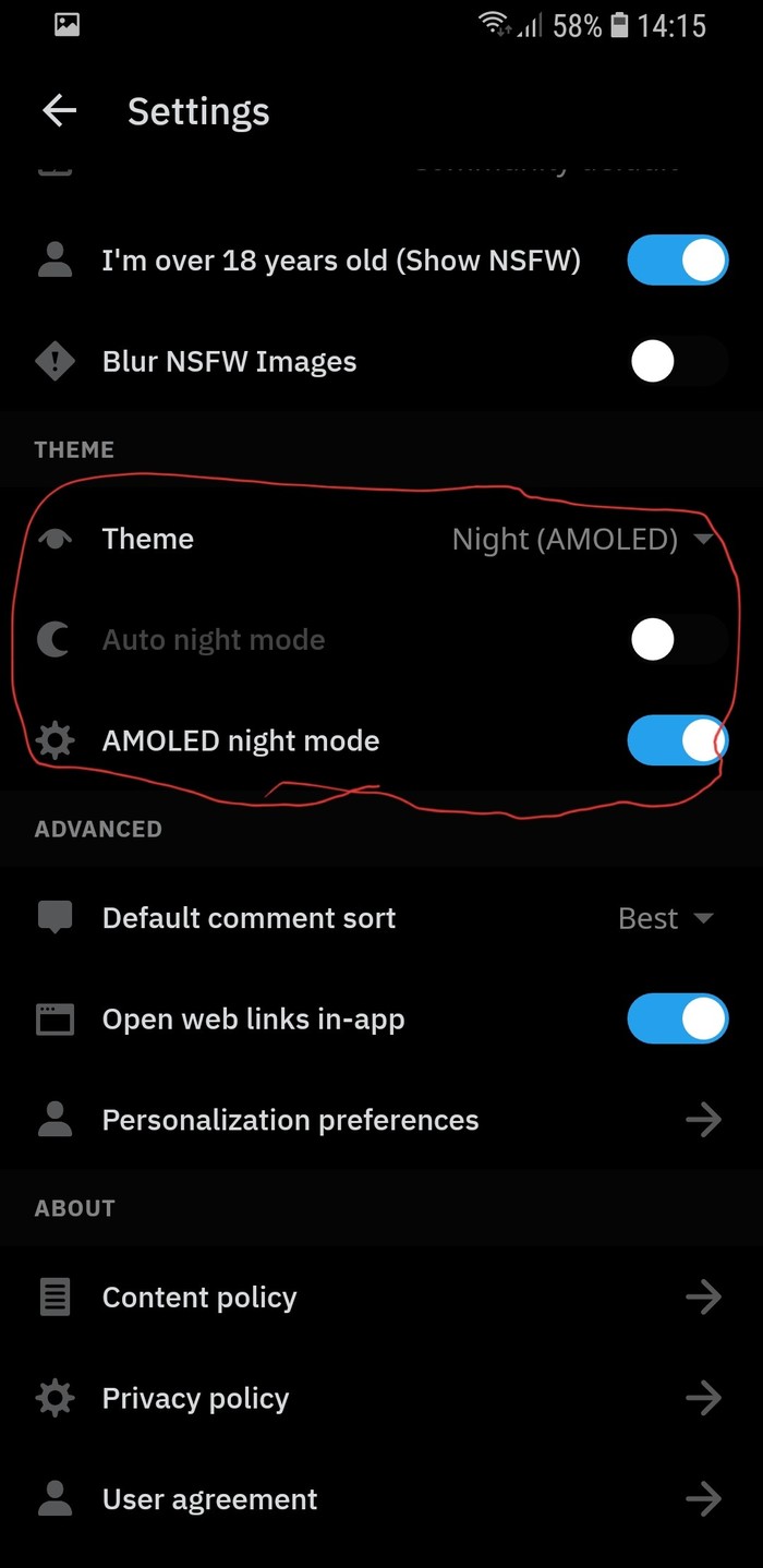 Amoled night theme for peekaboo - Amoled, Black, Android app, Longpost