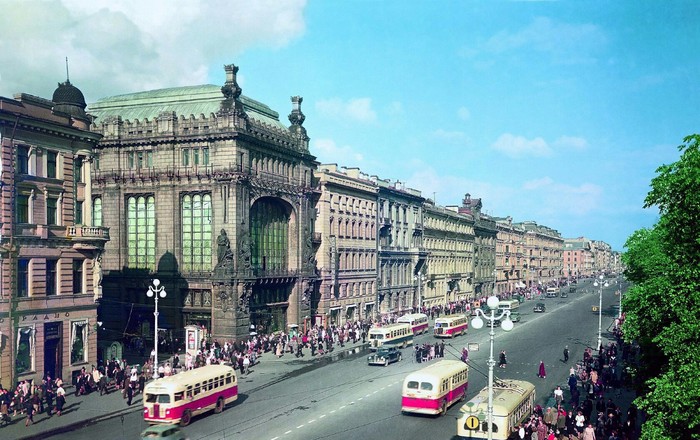 Leningrad in the 50s and 60s - Leningrad, the USSR, Historical photo, Longpost, The photo, Architecture