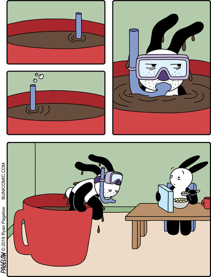 Coffeeman - Buni, Coffeeman, Coffee, Buni Dad, Pagelow, Comics