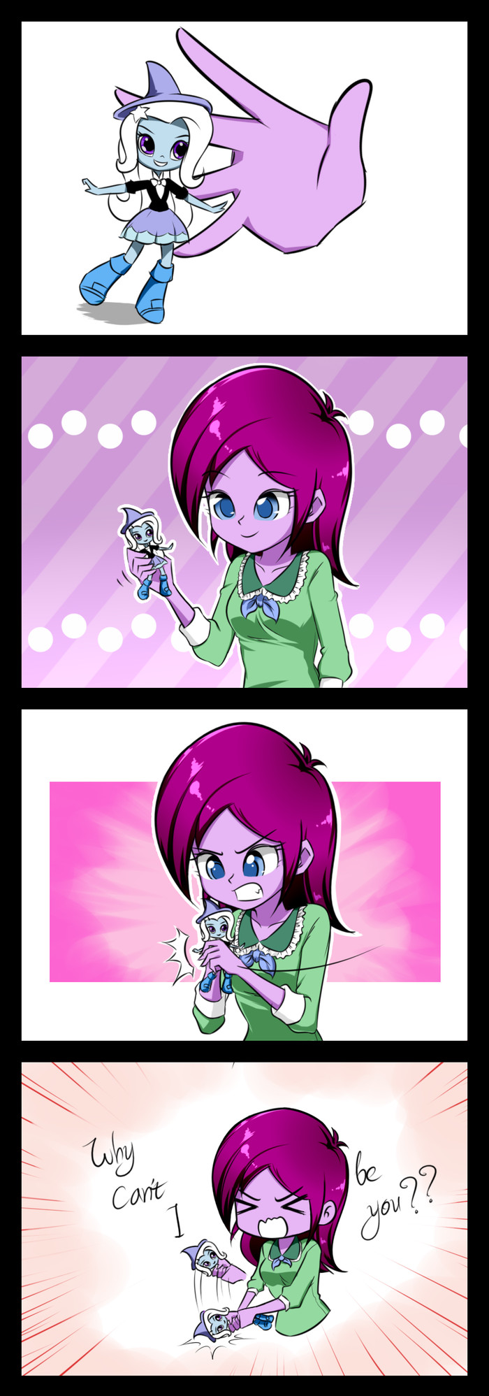 Fuchsia Blush My Little Pony, Equestria Girls, Trixie, Fuchsia Blush, Twilite-sparkleplz, , 