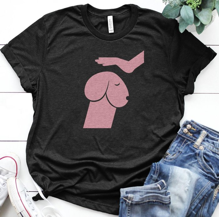 Pet the dog - T-shirt, Print, It seemed