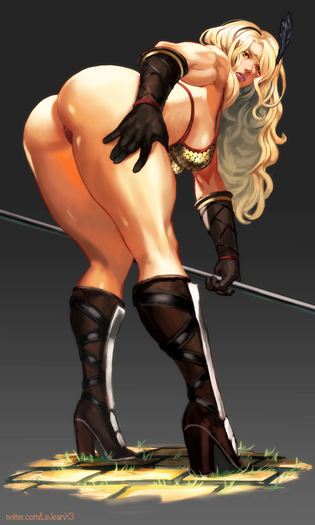 Amazon - NSFW, Lejeanx3, Art, Strong girl, Amazon, Dragons Crown, Fantasy, Longpost