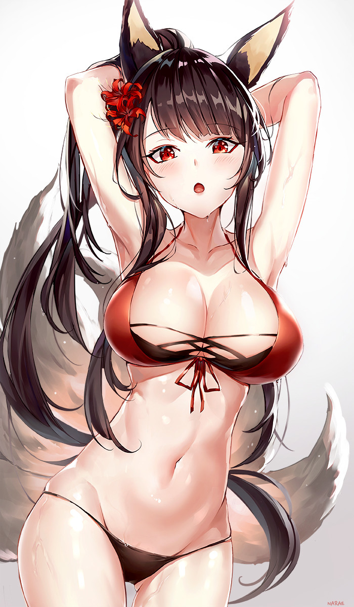 Art Lily - Anime art, Anime, Azur lane, Akagi