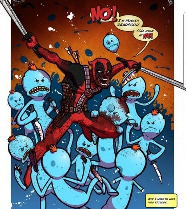 I'm Mr Deadpool. - Rick and Morty, Deadpool, Comics, Mr. Misix, Crossover, Crossover