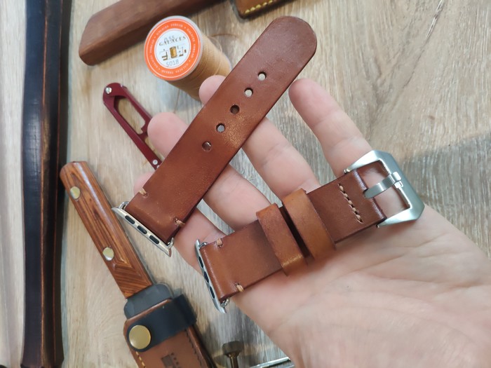 Apple Watch bands - My, Leather, , Strap, Apple Watch, Longpost