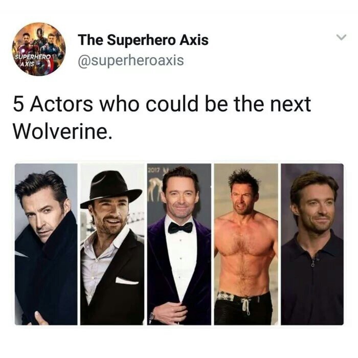 Elections - Hugh Jackman, Wolverine X-Men, Choice, Twitter, Screenshot, Wolverine (X-Men)