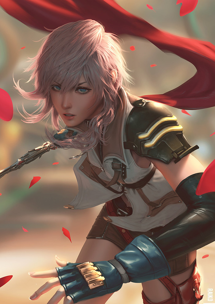 Guardian Corps Lightning - Art, Final Fantasy, Lightning, Raikoart