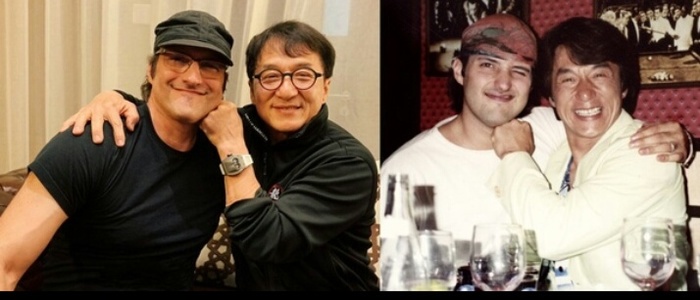 Robert Rodriguez and Jackie Chan 23 years later - Robert Rodriguez, Jackie Chan, Alita: Battle Angel, Beijing, The photo, Retro, 90th