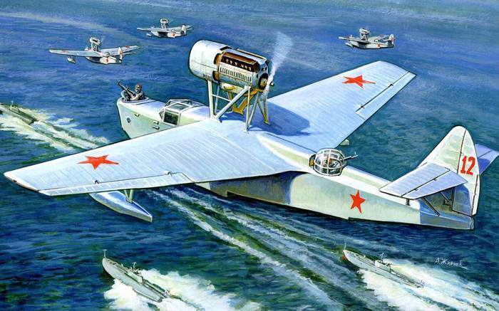 MBR-2. Long service of a flying boat. - Airplane, Seaplane, , Longpost