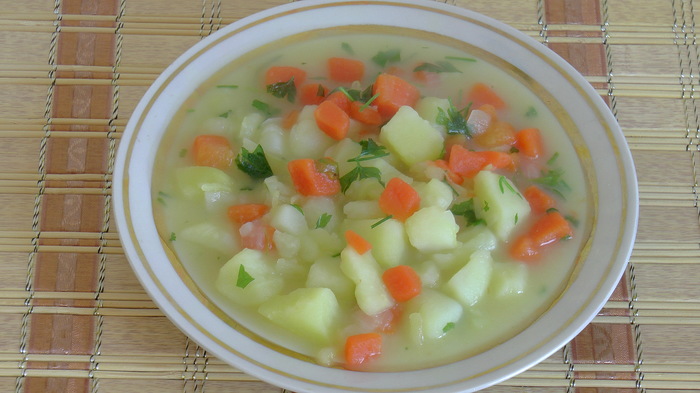 Diet vegetable stew - My, Diet, Vegetable stew, Vegetables, Video, Stew