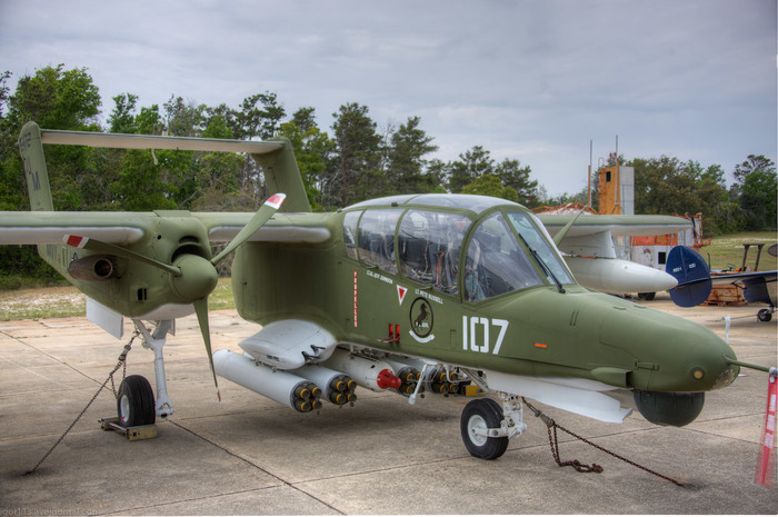 Ov-10D Bronco.Самолет-каратель. Американские самолеты, Штурмовик, Бронко, Длиннопост