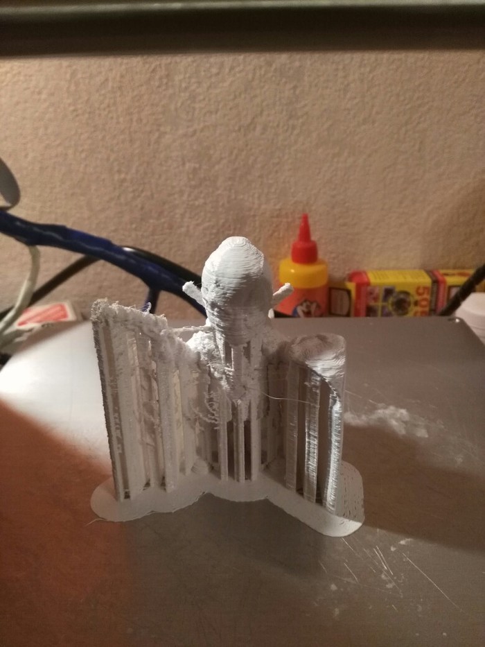 My first print (More or less serious) on a 3D Printer. - My, 3D печать, Longpost, Deadpool