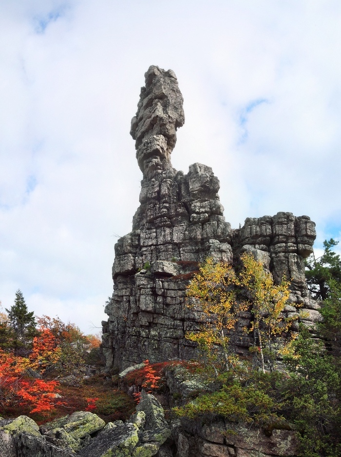 Remains of ancient Kolchim. Perm region. - Perm Territory, The mountains, Ostanci, Tourism, Nature, The photo, Kolchimsky stone