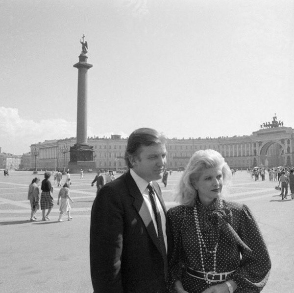 Trump and his wife in Leningrad. - the USSR, Story, Donald Trump, Leningrad, Wife, 1987