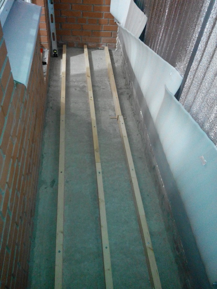 Repair in a new building. - My, Repair, New building, Balcony, Longpost