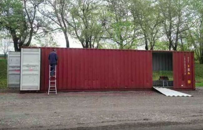A woman bought four shipping containers and turned them into a beautiful home - My, Home construction, House, Interior, Vacation home, Repair, Building, Dacha, Container house, Longpost