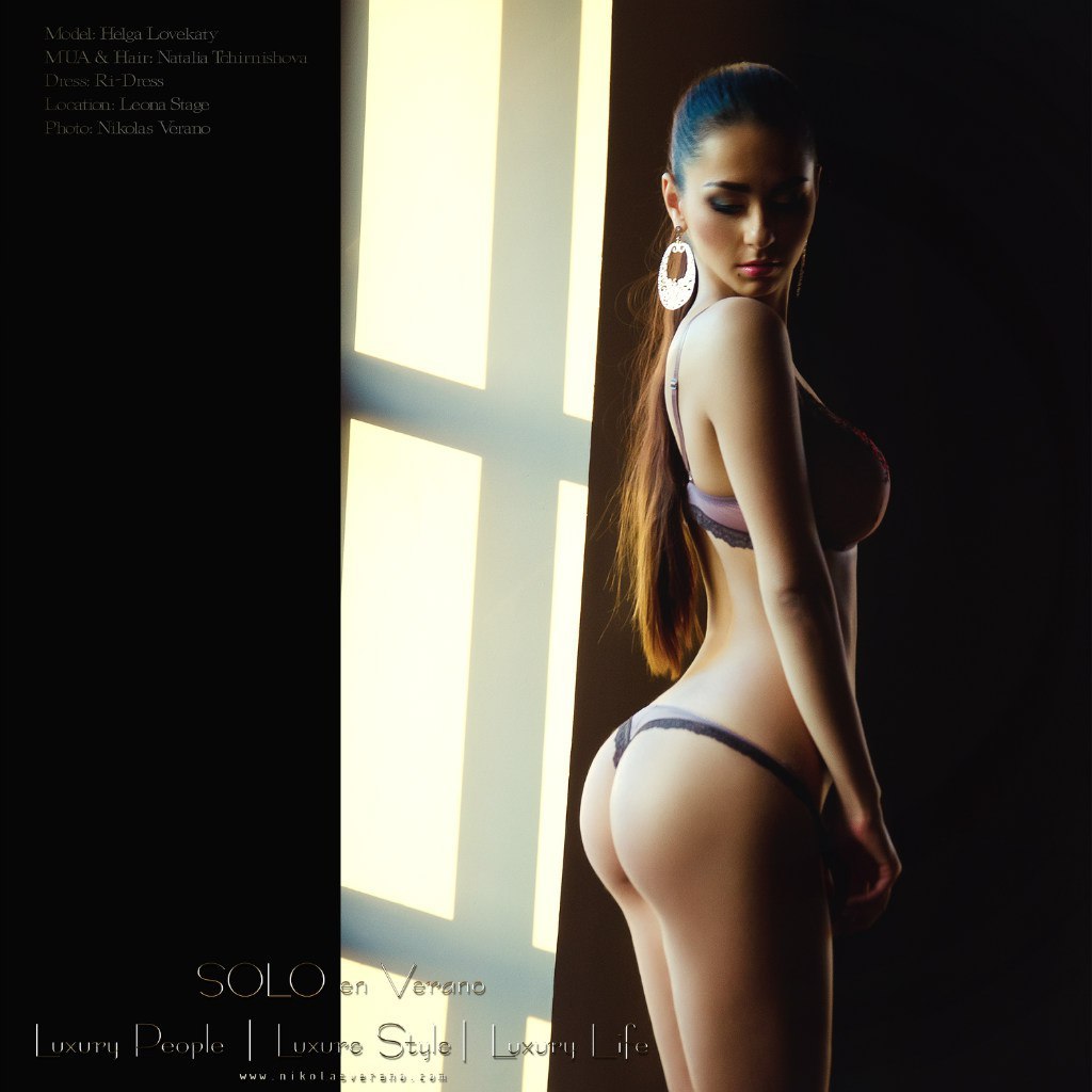 The first photo says that she constantly flashes in Bekmambetov's films. Has anyone seen her somewhere? - NSFW, Helga lovekaty, Nicholas Verano, PHOTOSESSION, Underwear, Longpost