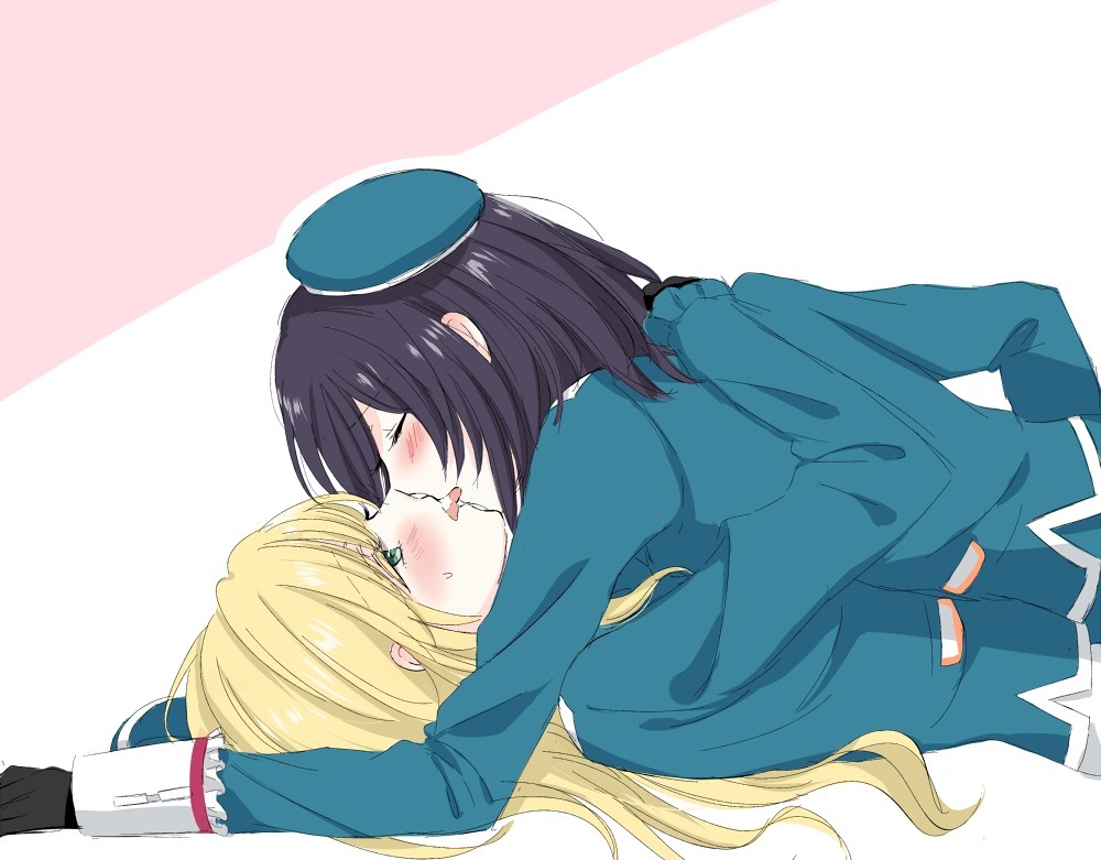 Atago &amp; Takao - NSFW, Atago, Takao, Kantai collection, Yuri, Anime, Longpost