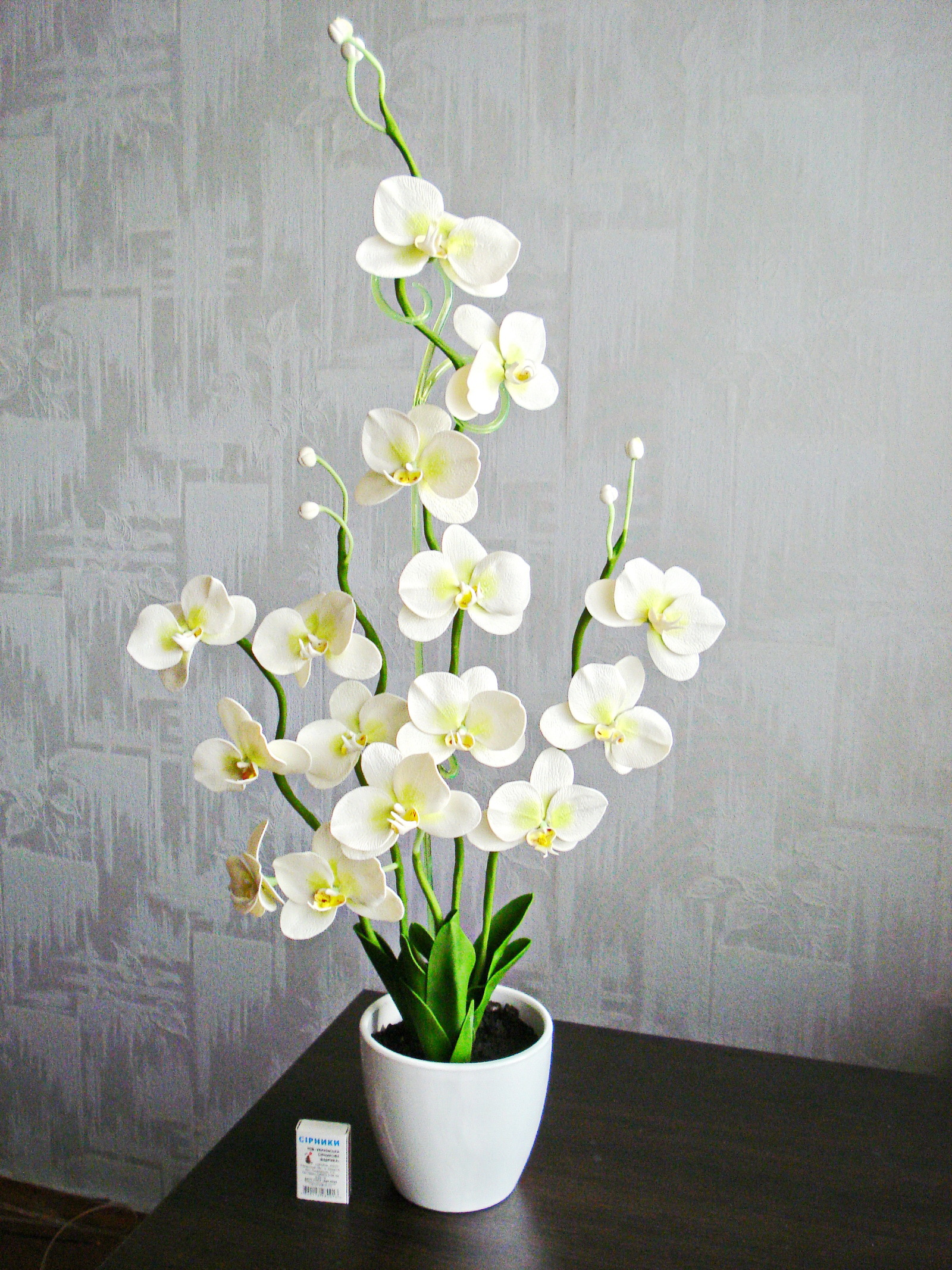 Цветы из полимерной глины ′Орхидея′
