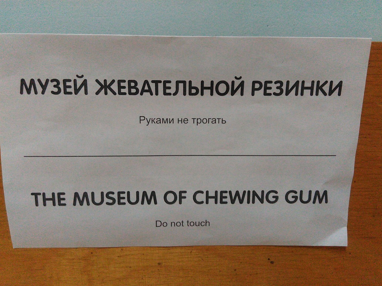 Chewing gum museum opened in Kostroma - Kostroma, University, Table, Desk, Gum, Museum, Conscience, Installation