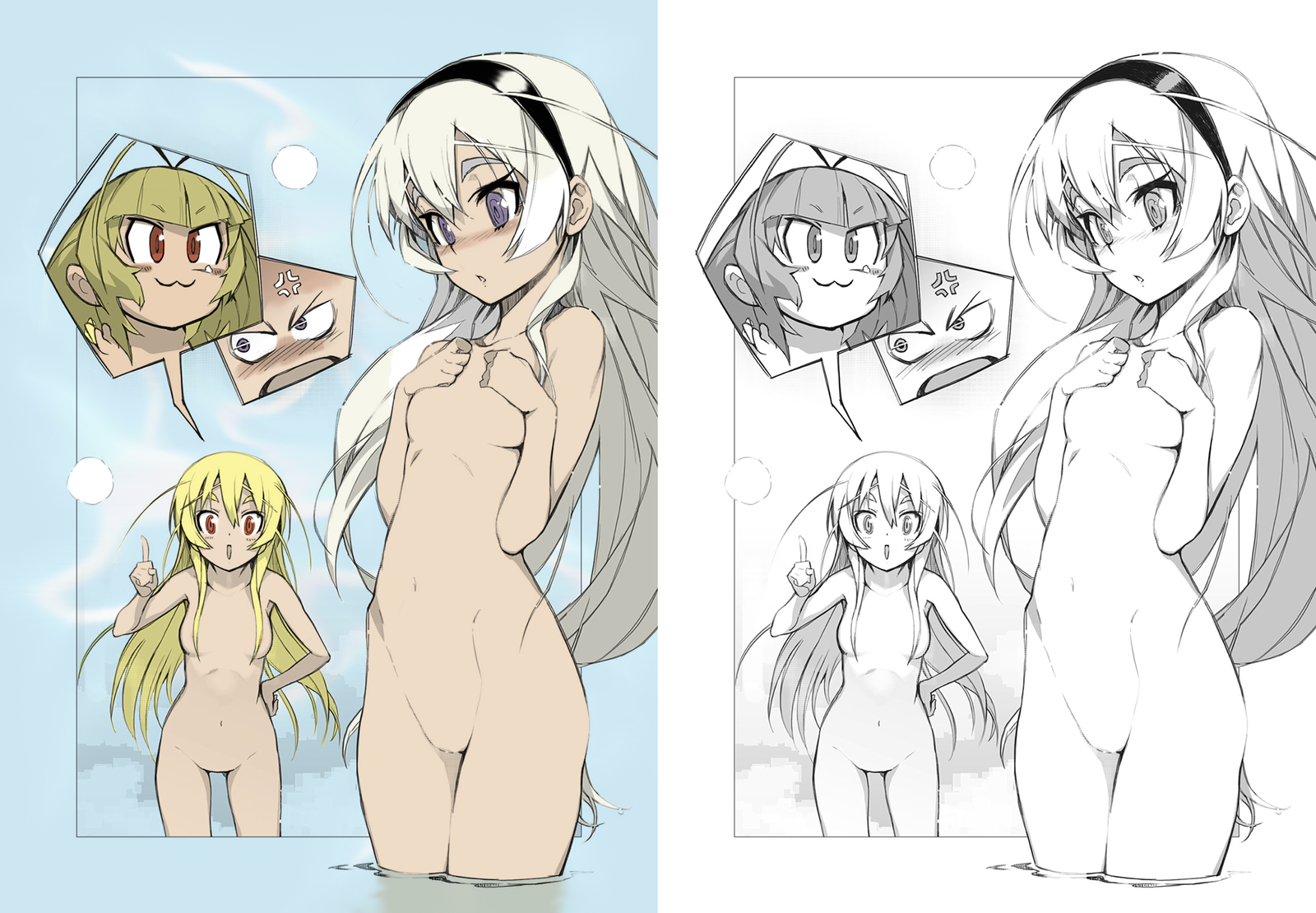 I have a small hobby. - NSFW, My, Can anyone appreciate, Hitsugi no Chaika, Anime, Photoshop