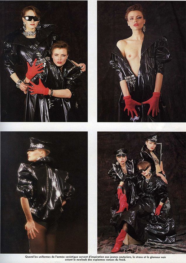 Fashion in the USSR in the late 80s. Trash and frenzy of perestroika fashion designers! - NSFW, Fashion, the USSR, Trash, 80s-90s, Vintage, Girls, Scoop, Restructuring, Longpost, Trash