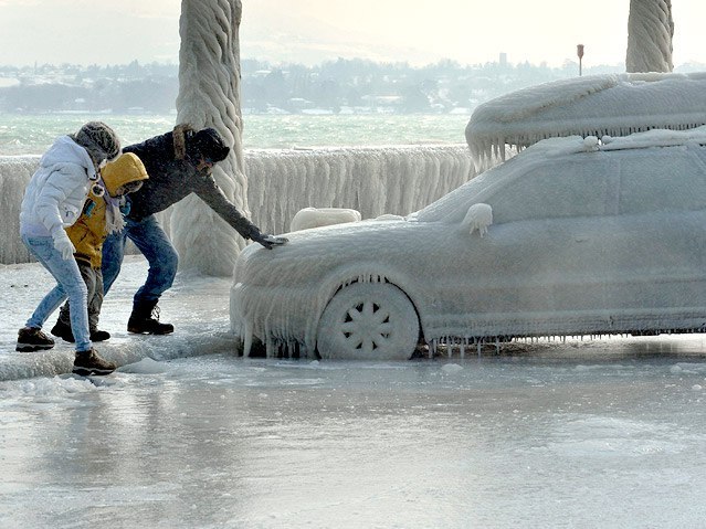 Let's warm up and go - Auto, Car, Icing, Winter, Parking, Humor