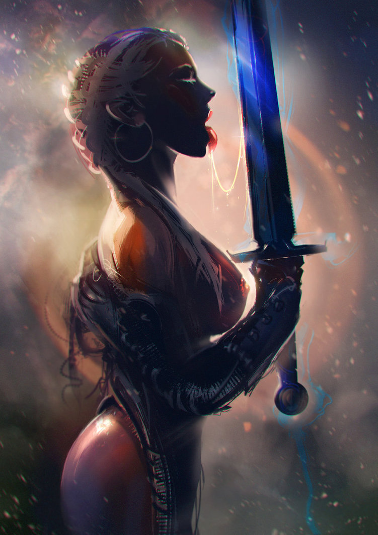 Power Sword - NSFW, Art, Sword, Girls