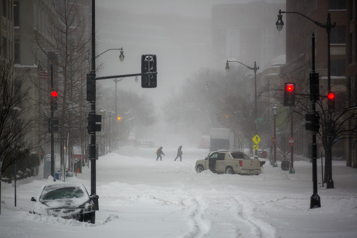 Американцы и снег (в Нью-Йорке) | Пикабу