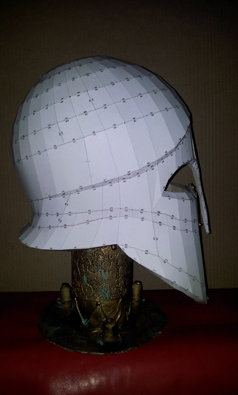 Делаю спартанский шлем из бумаги-Spartan helmet making | Шлем, Бумага, Идеи костюмов