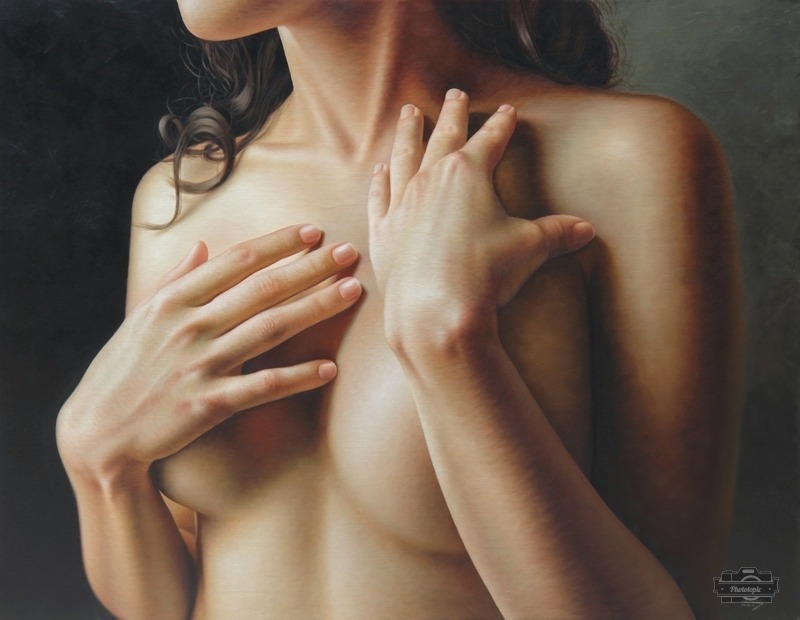 Nu. (number 3) - NSFW, Painting, Longpost, Erotic, Omar Ortiz