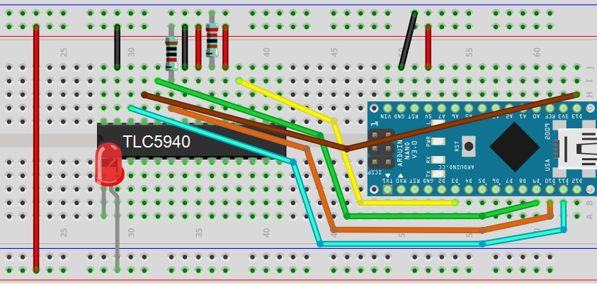 TLC5940. Увеличиваем количество ШИМ выходов ардуино. - Моё, Arduino, Своими руками, Пятничный тег моё, Электроника, Гифка, Длиннопост