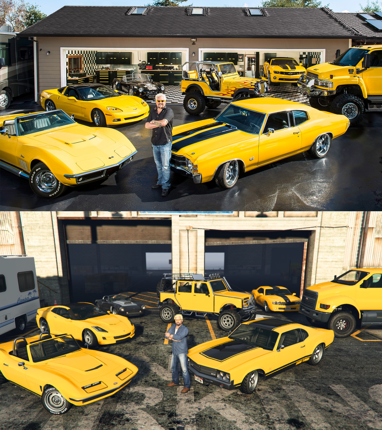 Welcome to the taste of the city (Guy Fieri's garage vacation in GTA5) - My, Gta, Games, Gta 5