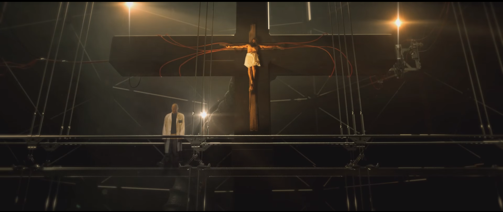 Stills from the trailer In God We Trust - Anime, Not anime, Evangelion, Trailer, In God we trust, Screenshot, Longpost