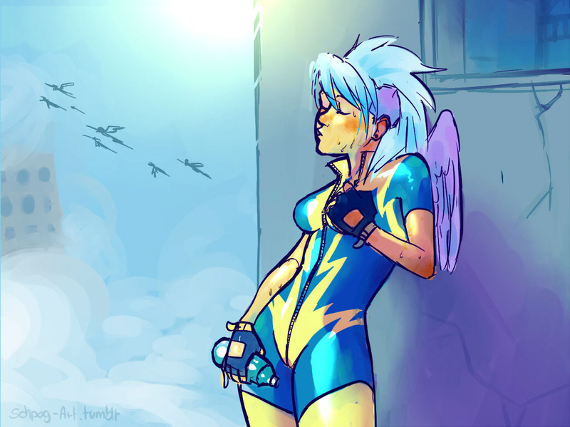 Cloudchaser - NSFW, My little pony, Cloudchaser, Flitter, MLP Suggestive, Art, Humanization, Midnightcloud, Shipping, Longpost