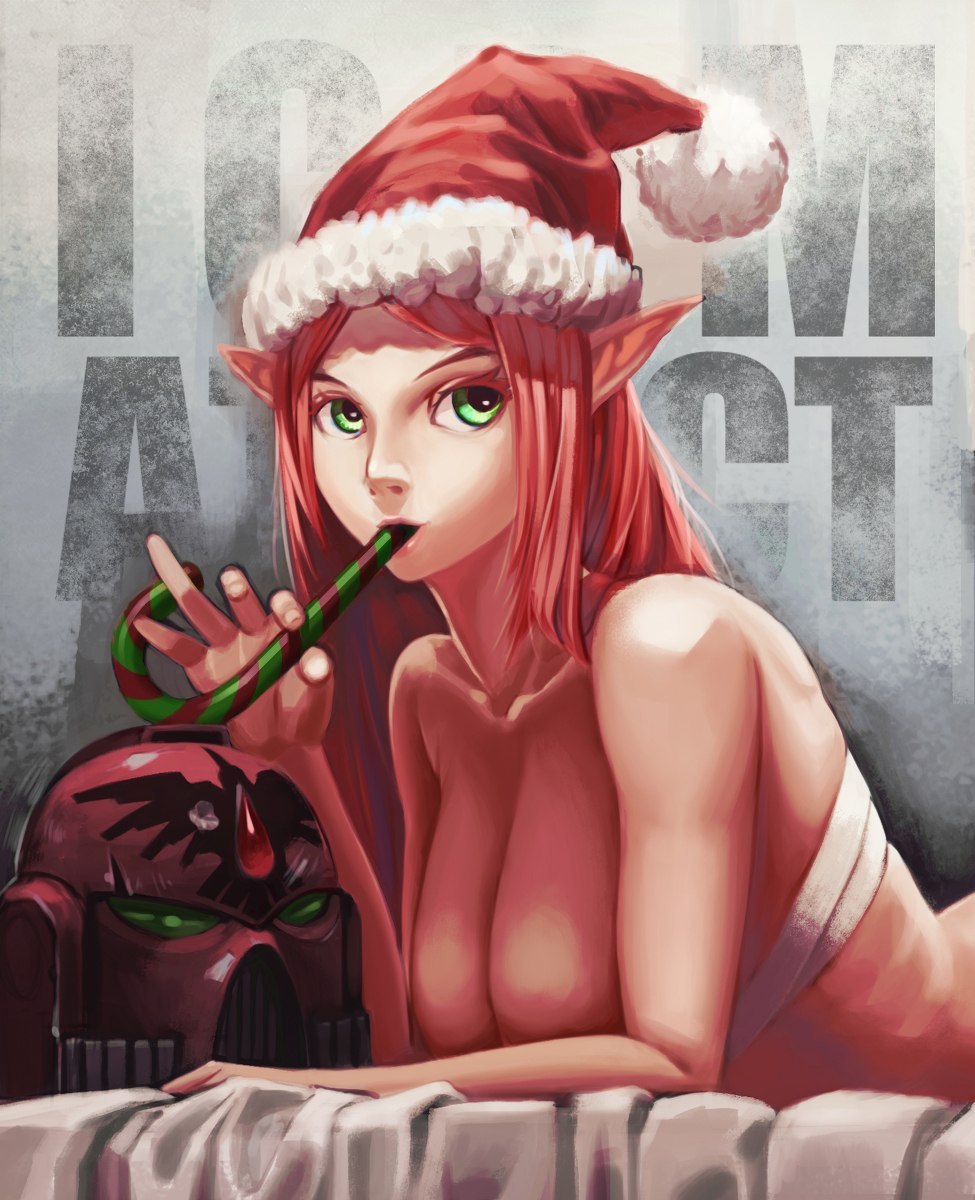 christmas elf - NSFW, Warhammer, Warhammer 40k, Eldar, Wakha