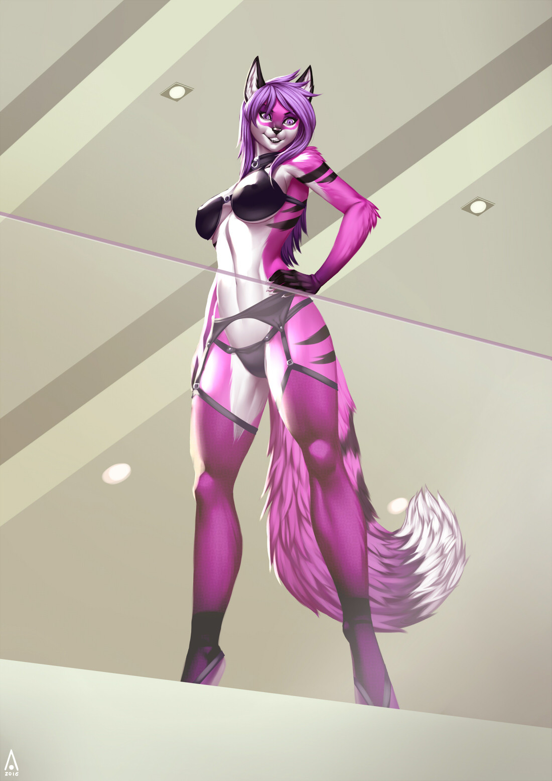 Selene - NSFW, Furry fox, Art, Furotica, Furry, , Playfurry, Anthro