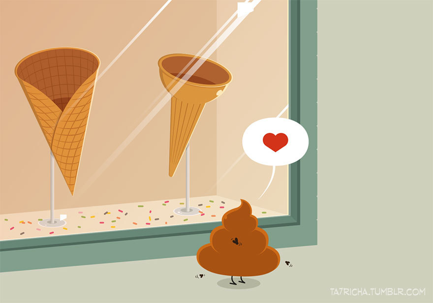 If objects could talk and live like people... - NSFW, Strawberry, Illustrations, Humor, ordinary things, Longpost