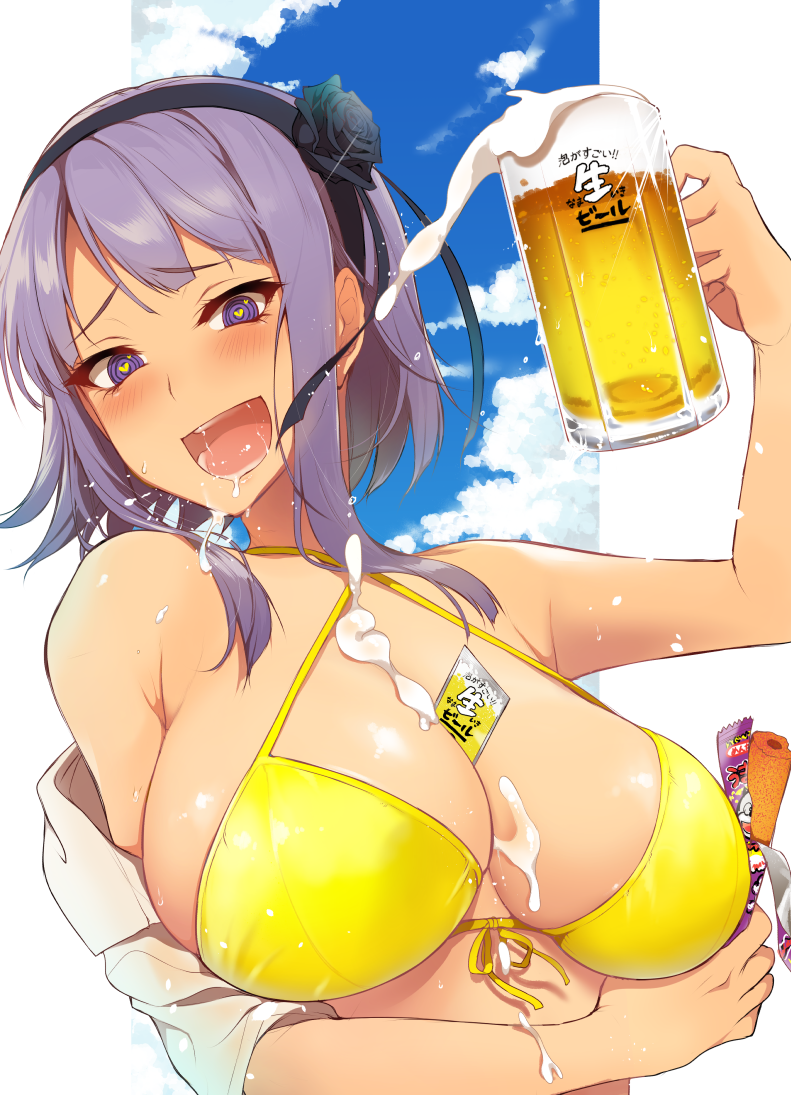 Pivonamaiki - NSFW, Dagashi kashi, Shidare hotaru, Cheap sweets, Anime, Boobs