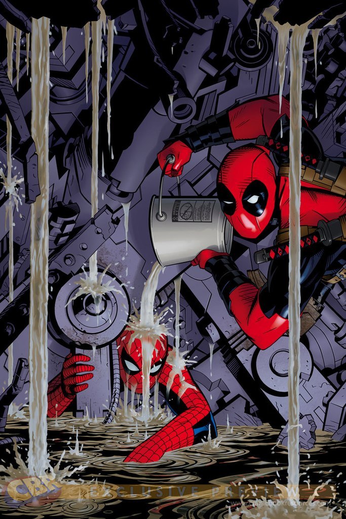 Longpost: Deadpool and Spiderman's Complicated Relationship - NSFW, Deadpool, Spiderman, Art, Longpost