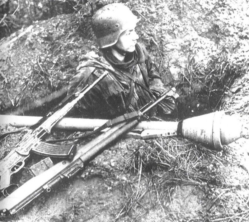 German soldier with StG-44.