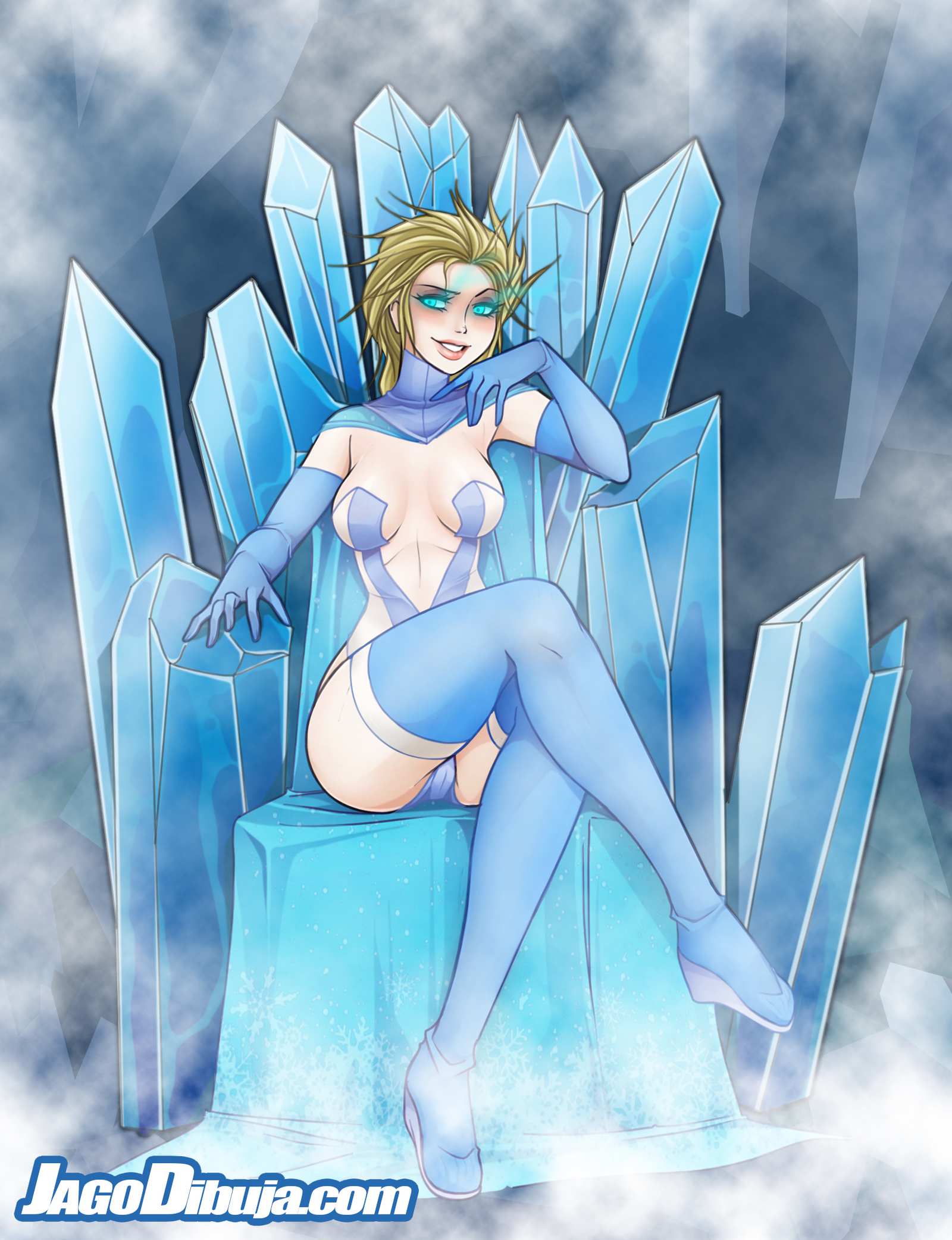 Elsa (versions 1 and 2, the 3rd version is removed for indecency) - NSFW, Jago, Elsa, Cold heart, Longpost