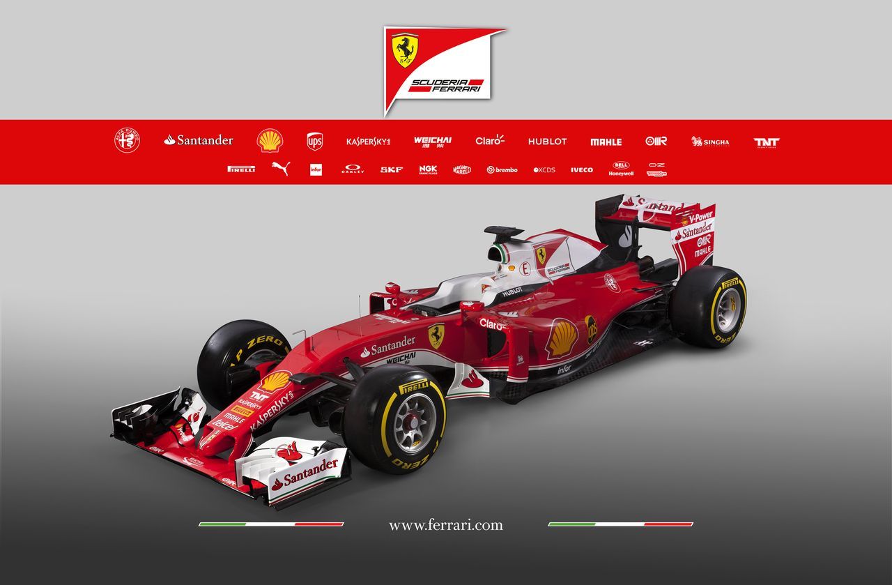 Ferrari представила свой новый болид SF-16 H | Пикабу