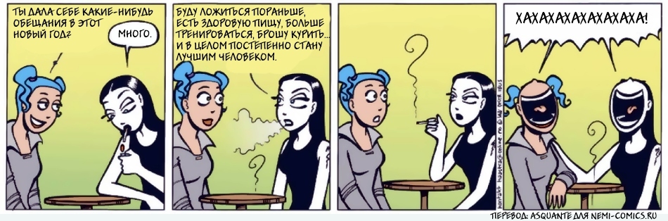 What's there, right from Monday I'll start ... - Comics, Nemi, Lise Myhre