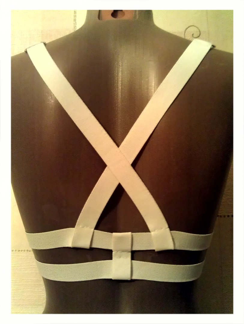 Harness white - NSFW, My, , Harness, Longpost