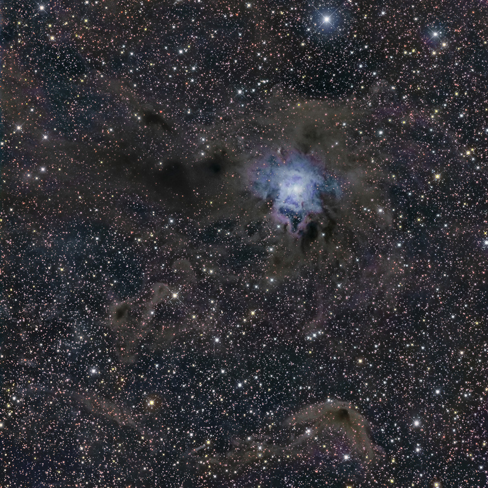 Nebula NGC 7023 Iris. - Nebula, Space, Stars, Photo, Longpost