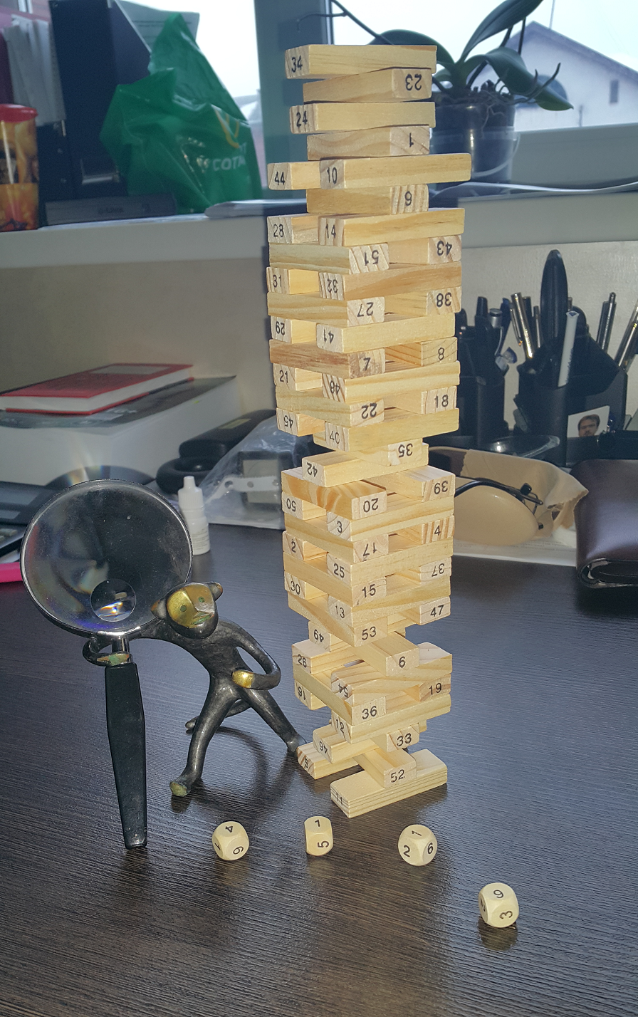 Приобрели с ребёнком jenga. Лучшее вложение 500 руб. в спокойствие и  умиротворение. Всем рекомендую! | Пикабу