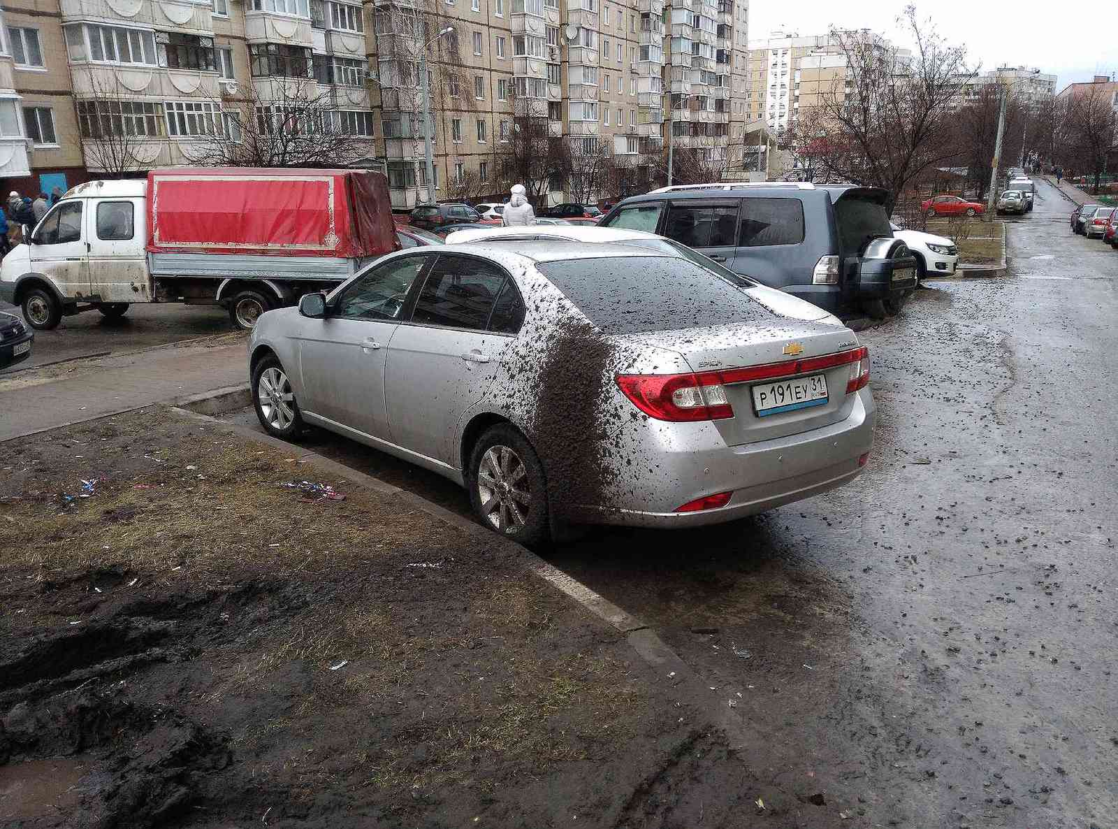 But left! - Auto, Dirt, Parking