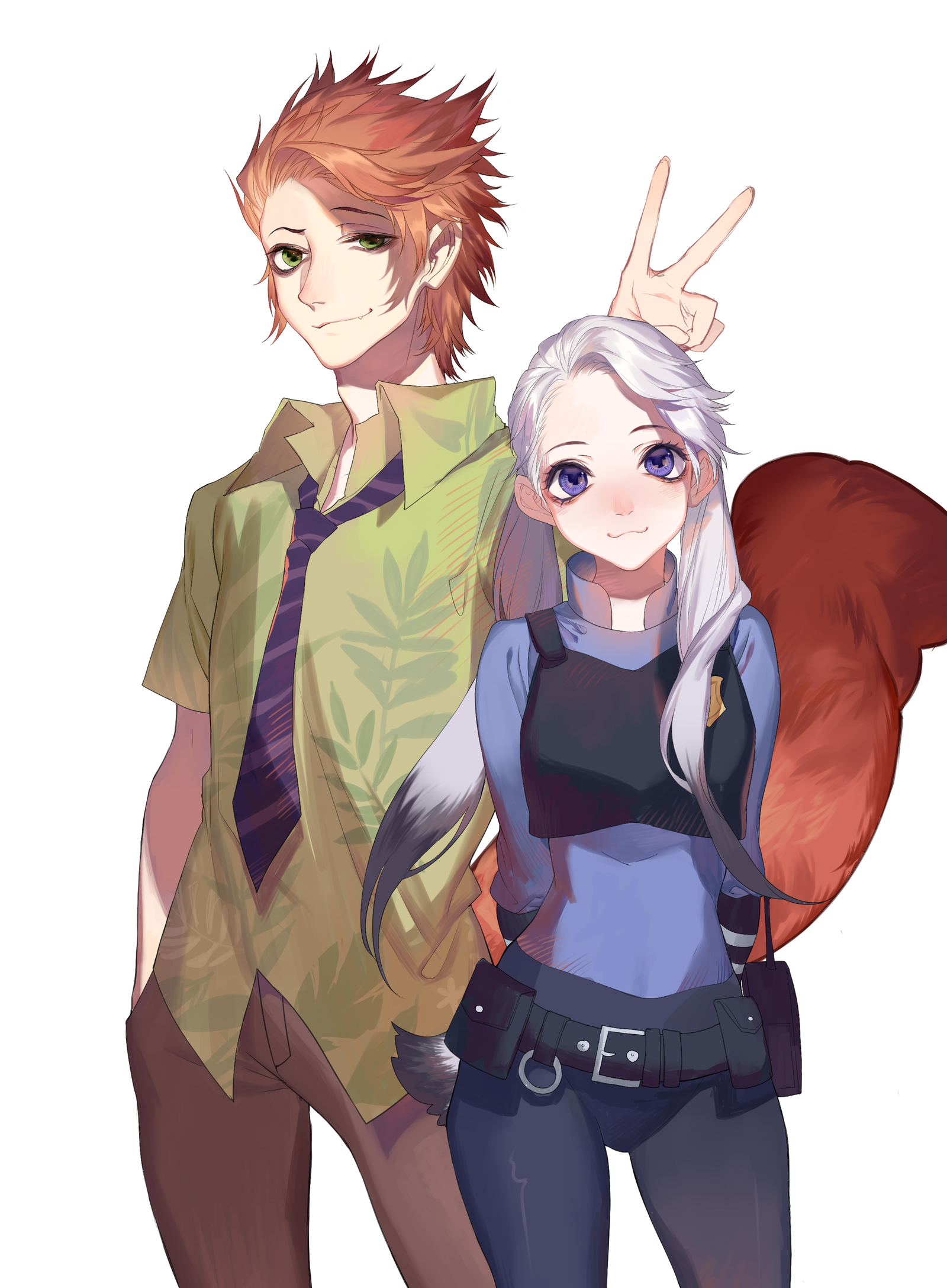 Nick Wilde and Judy Hopps | Пикабу